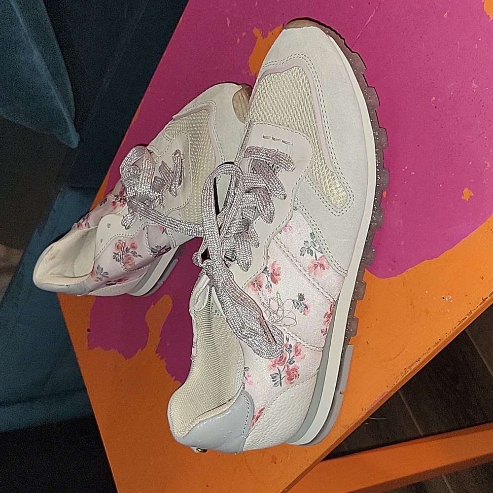 Coach floral sneakers trainers 39